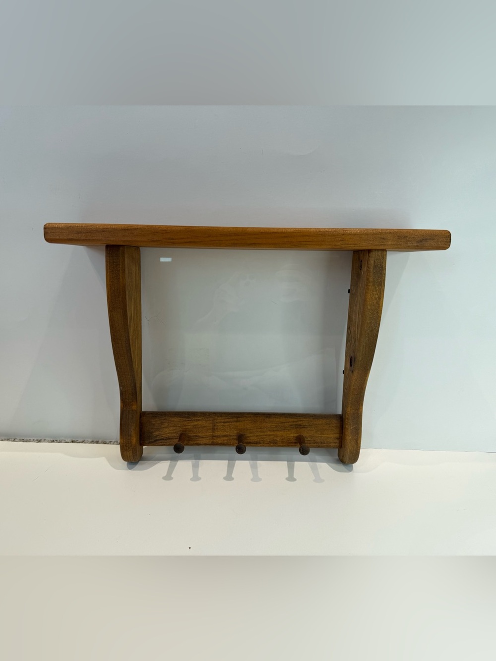 Vintage Removal Western Frontier Photo Wall Shelf, Key Rack & Art